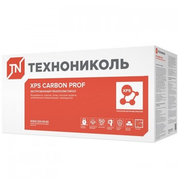 Теплоизоляция ТЕХНОНИКОЛЬ XPS Carbon Prof 1180х580х50 мм 8 плит в упаковке Теплоизоляция ТЕХНОНИКОЛЬ XPS Carbon Prof 1180х580х50 мм 8 плит в упаковке