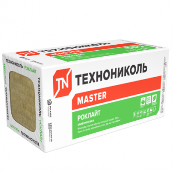 Базальтовая вата ТЕХНОНИКОЛЬ Роклайт 1200х600х50 мм 8 плит в упаковке Базальтовая вата ТЕХНОНИКОЛЬ Роклайт 1200х600х50 мм 8 плит в упаковке