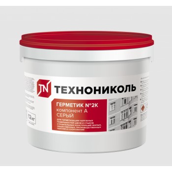 Герметик полиуретановый ТЕХНОНИКОЛЬ двухкомпонентный 2К серый Герметик полиуретановый ТЕХНОНИКОЛЬ двухкомпонентный 2К серый
