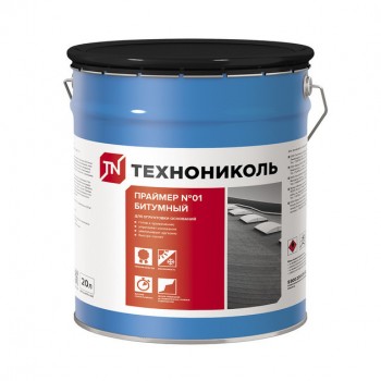 Праймер битумный ТЕХНОНИКОЛЬ №01 20 л Праймер битумный ТЕХНОНИКОЛЬ №01 20 л